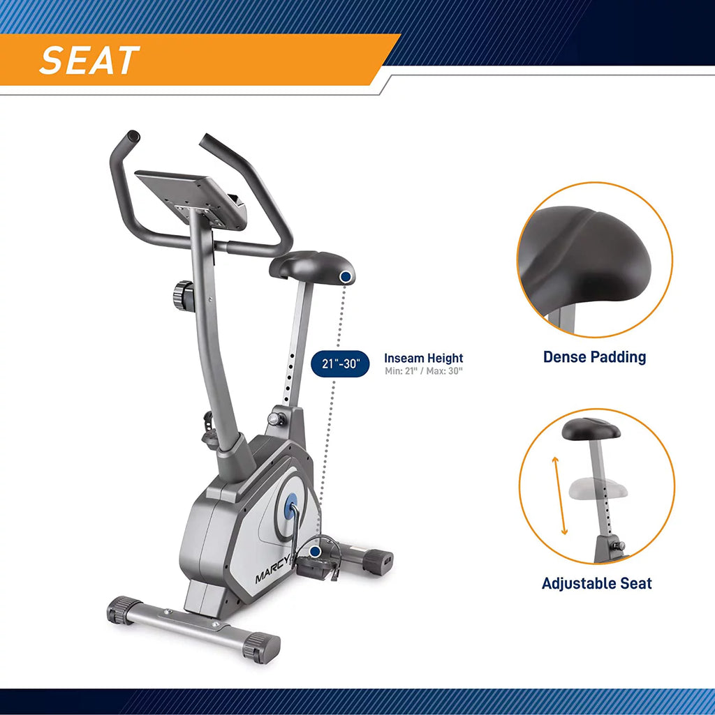 Upright Exercise Bike with Adjustable Seat L1688