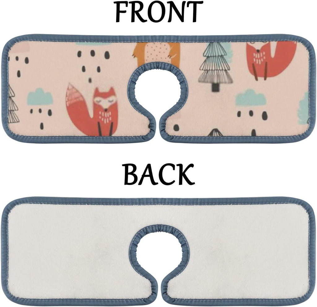 3PCS Microfiber Sink Splash Guard Drip Catcher L4836