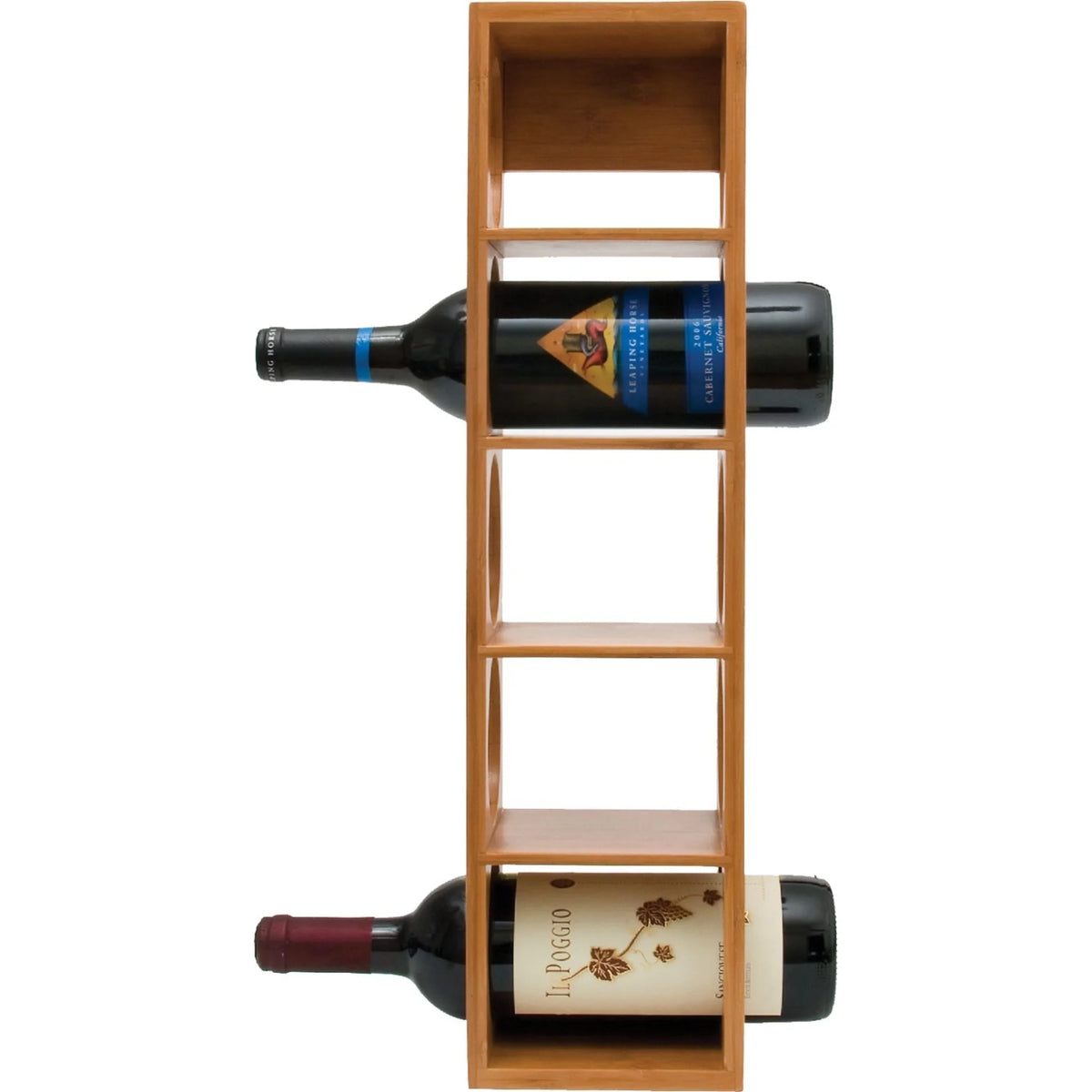 Bamboo 5 Bottle Wine Rack C12509