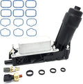 Engine Oil Filter Cooler Housing Assembly Complete Kit Compatible with 3.6L G5974