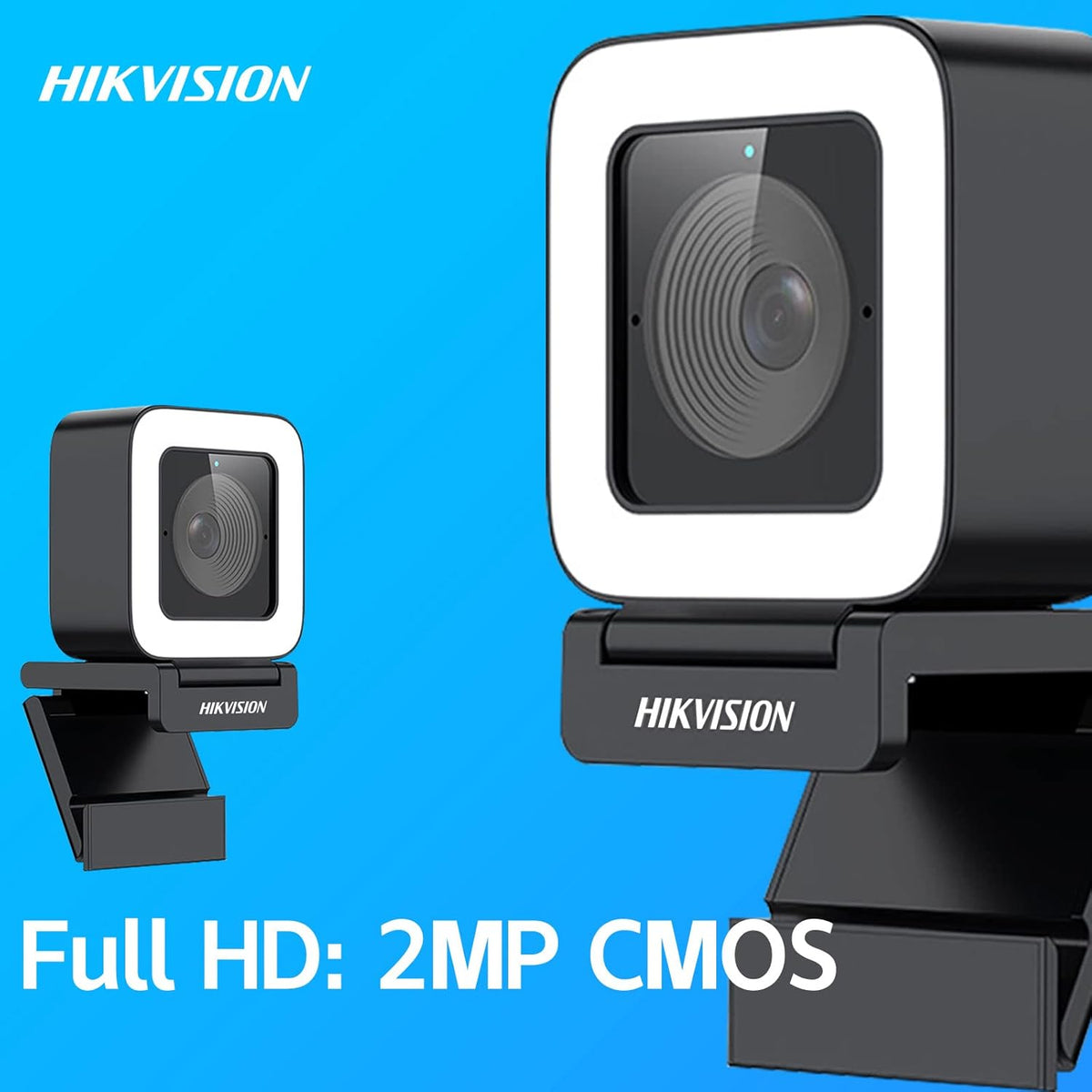 1080P 60fps HD Webcam with Light Microphone, Autofocus, Type C USB2.0, Tripod Pack of 2 T909