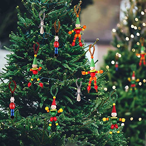 16PCS Christmas Crafts DIY Beads Ornaments Kits F80022
