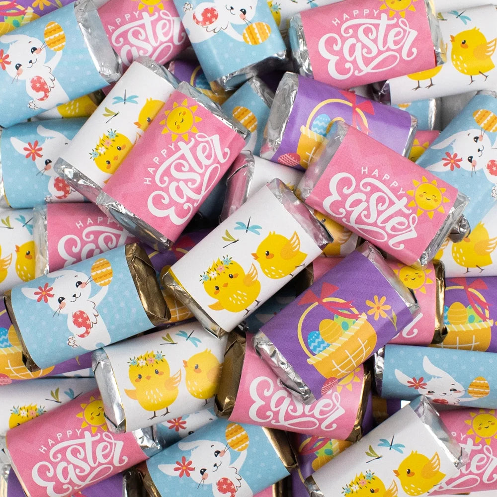 164 Pcs Easter Candy Favors Miniatures Chocolate R9227