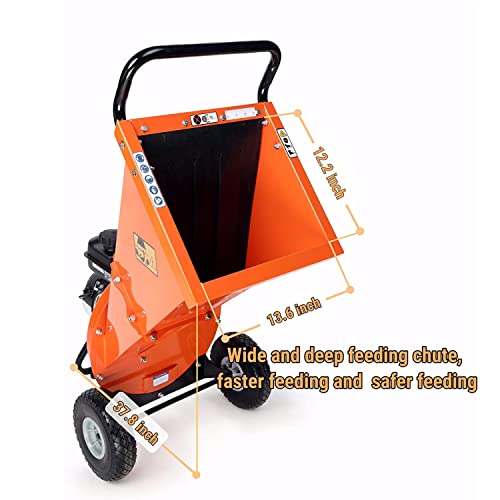 7 HP 212cc Gas Powered Wood Chipper Shredder Mulcher C407