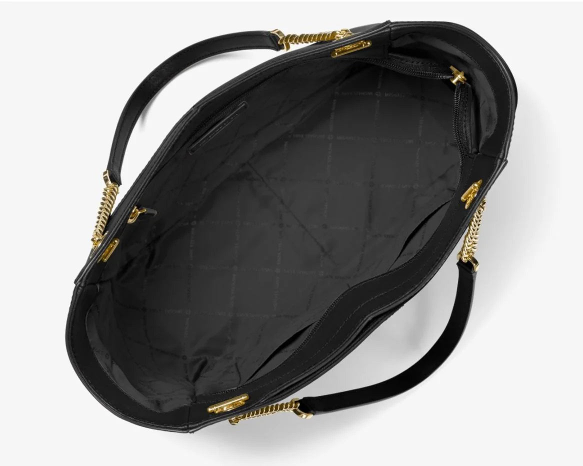 Black Saffiano Leather Tote K7076