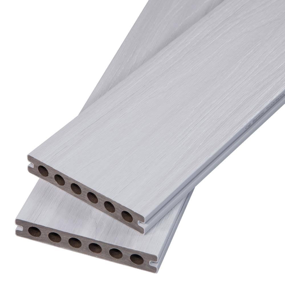 Gray Grooved Composite Deck Board C3279