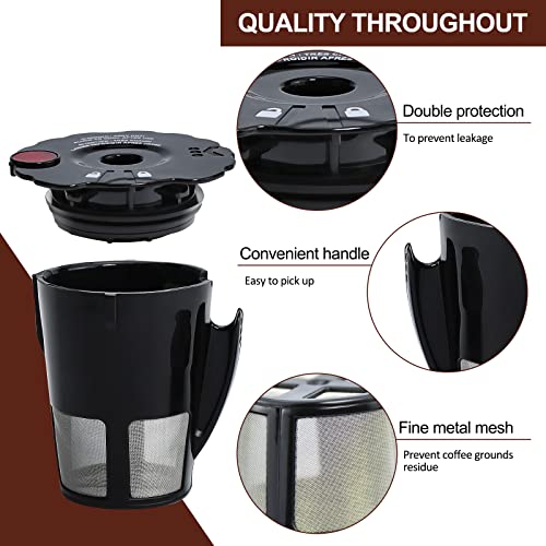 Reusable Coffee Pods Filter Pack of 2 with Cleaning Brush 2.5 * 2.4 W7819