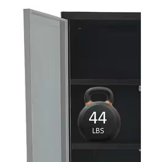 Gray Plastic Freestanding Garage Base Cabinet N51726