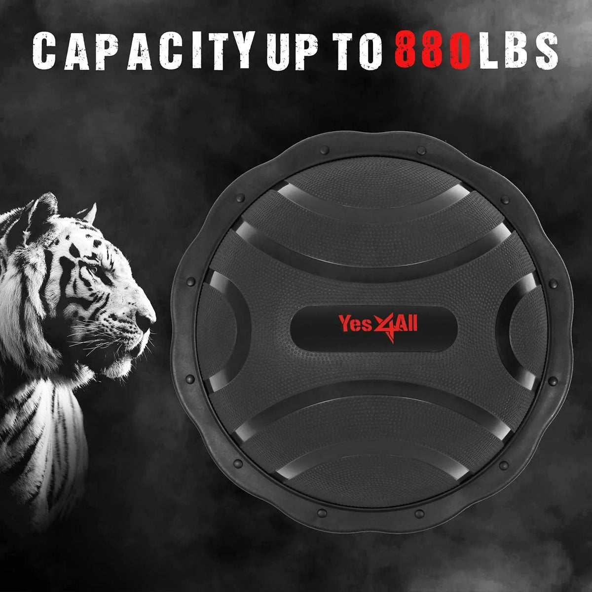 Black Matte Half Ball Balance Trainer S9772