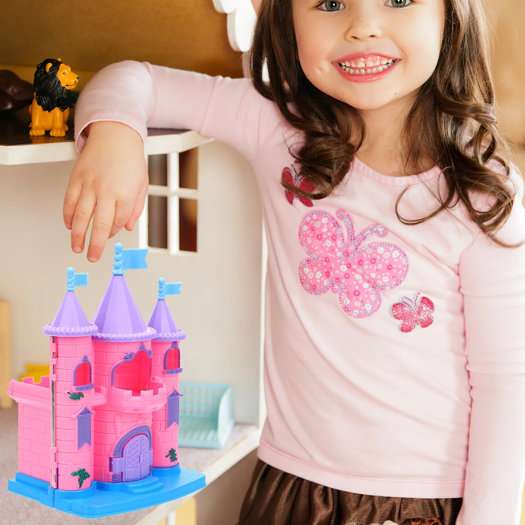 Miniature Castle Dollhouse Kit Plastic I5627