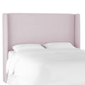 Lavender Linen Wingback Headboard N318141