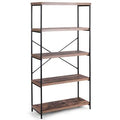 Wide Standing Storage Shelf Bookcase Z57425