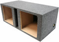 Dual 10x22 Vented Square Sub Box Enclosure Y86951