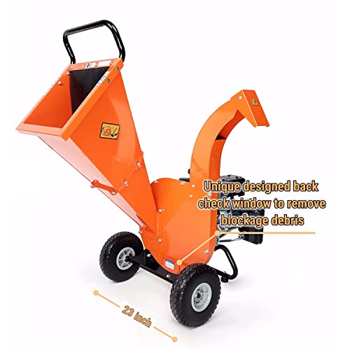 7 HP 212cc Gas Powered Wood Chipper Shredder Mulcher C407