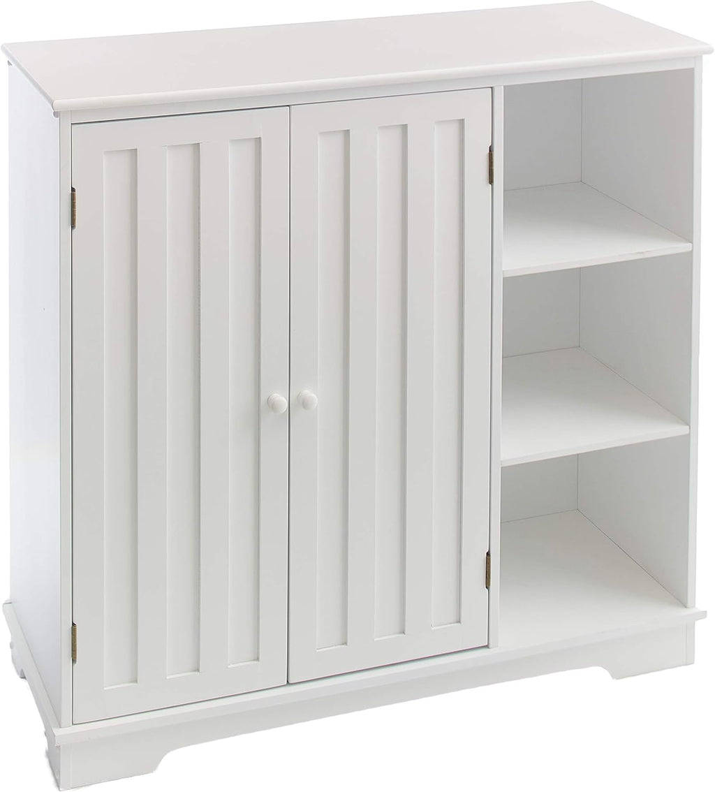 Black Beadboard Buffet Cabinet M73685