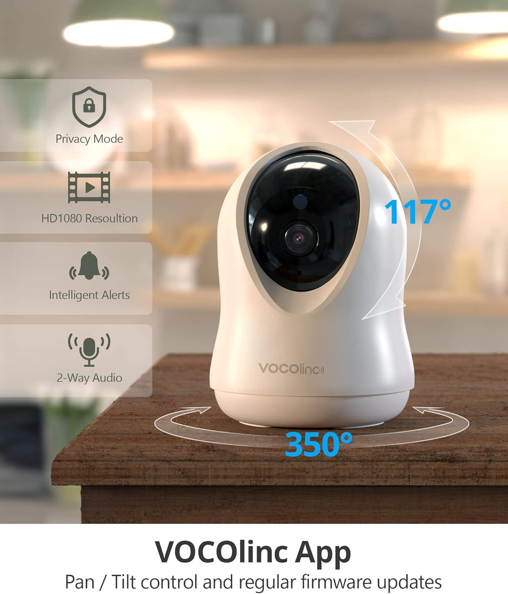 1080P HomeKit Indoor Security Camera with Night Vision and 2-Way Audio B39441