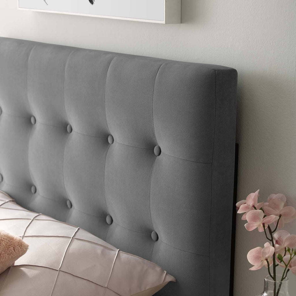 Pink Twin Tufted Velvet Headboard F94776