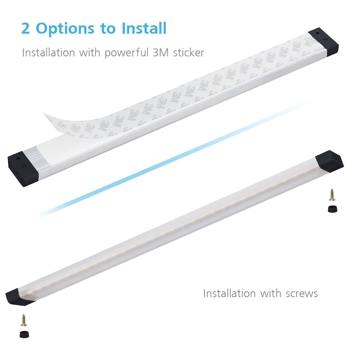 7 inch LED Dimmable Under Cabinet Lighting Kit H73435