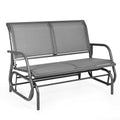 Gray Steel Outdoor Lounge Chair V878764