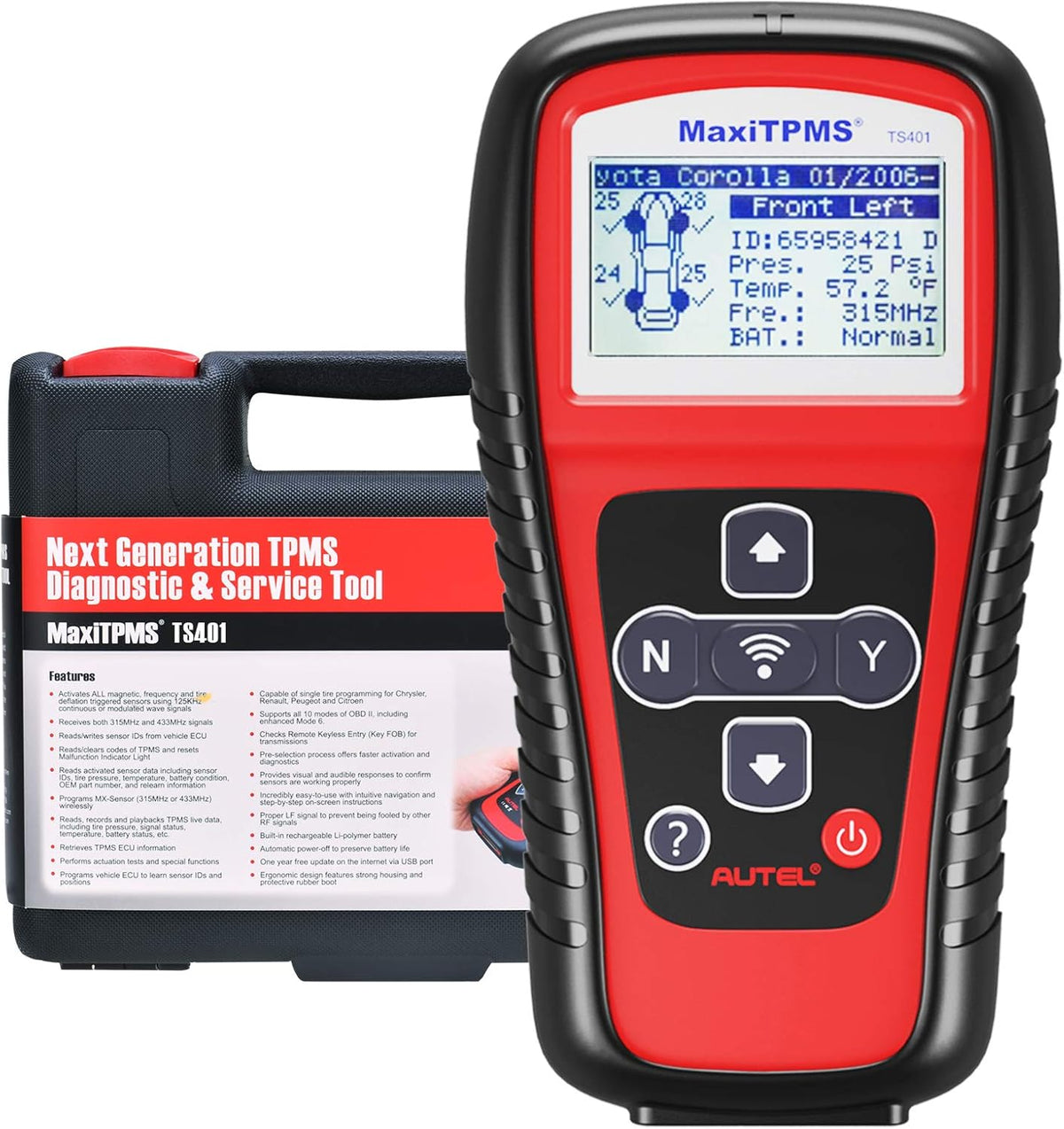 TPMS Relearn Tool for Sensor Activation Program 433/315 W58316