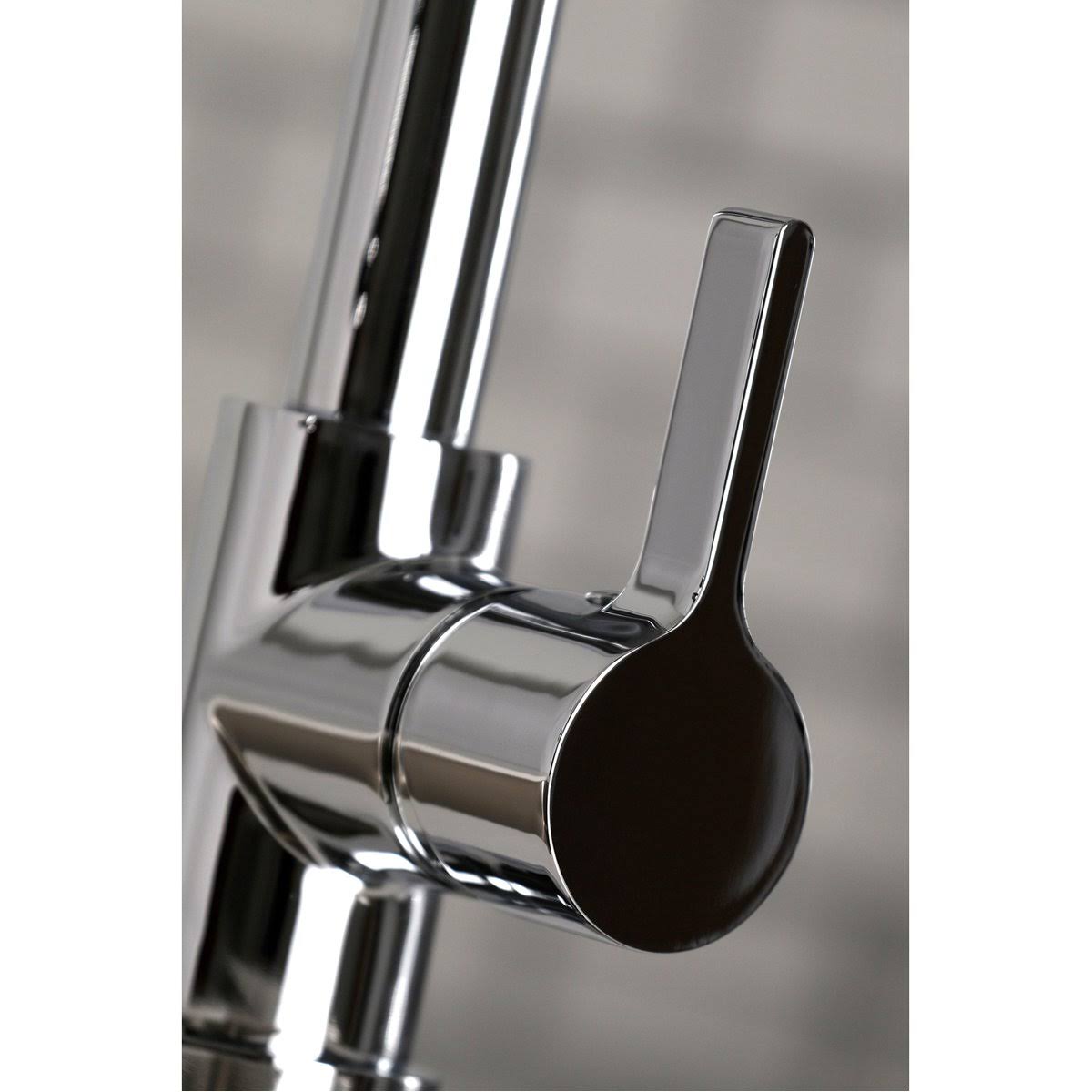 Single-Handle Pre-Rinse Kitchen Faucet Brushed Brass F24254