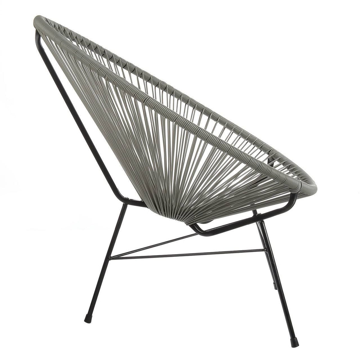 Grey Cord Outdoor Lounge Chair F67145