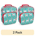 (2 pack) Insulated Lunch Box Tote with Snack Pocket and Water Bottle Holder D719
