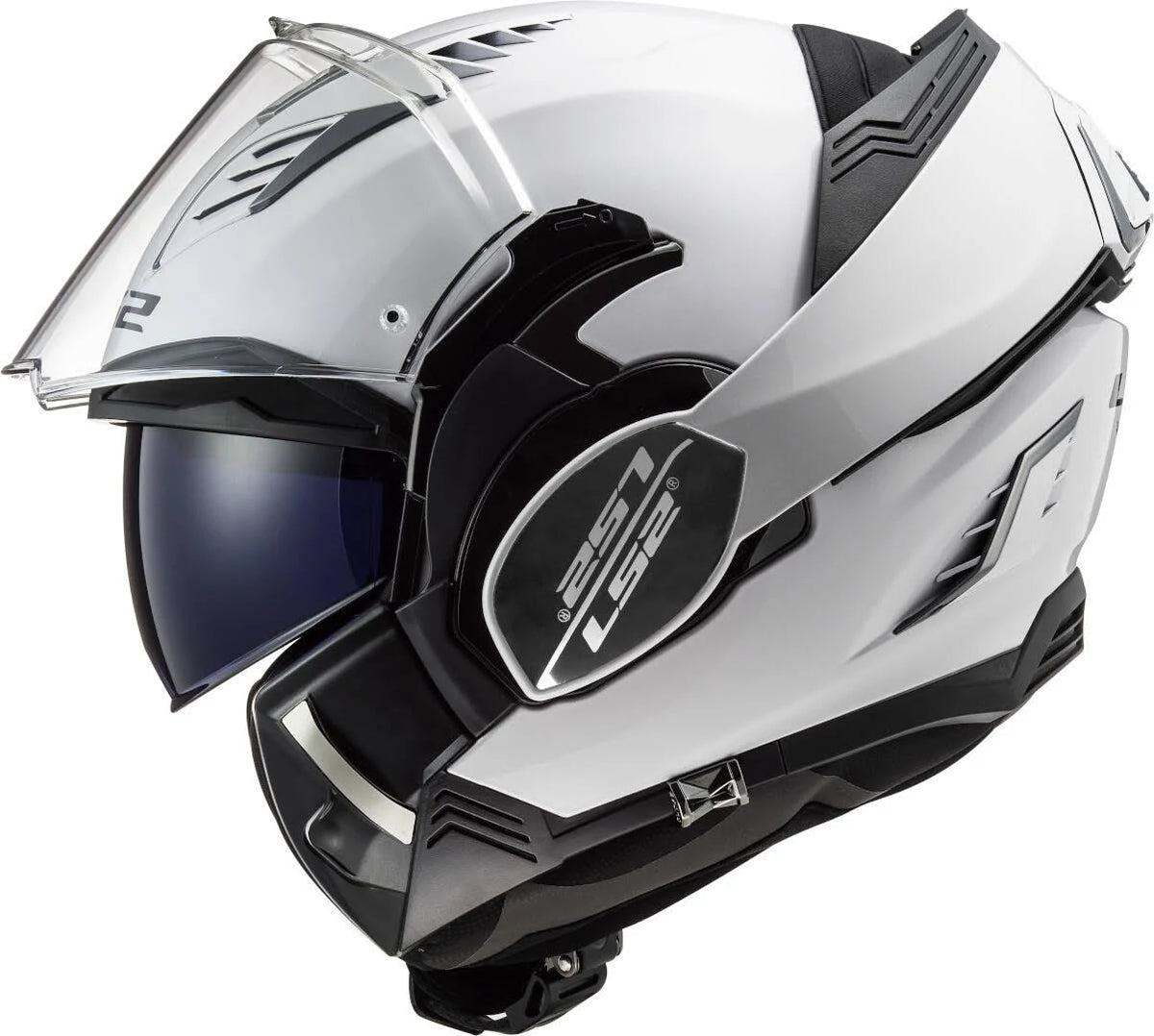 White Solid Motorcycle Helmet T4568
