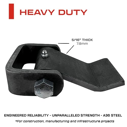 2 Pack Heavy Duty Steel Weld On Leaf Style Trailer Hinges R684893