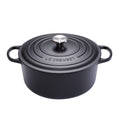 Satin Black Cast Iron Casserole D945
