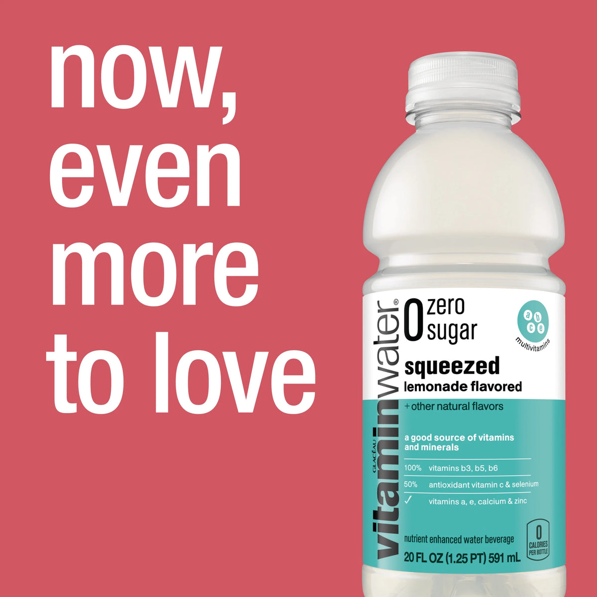 Zero Sugar Electrolyte Enhanced Water with Vitamins, 20 fl oz, 12 Pack N21944