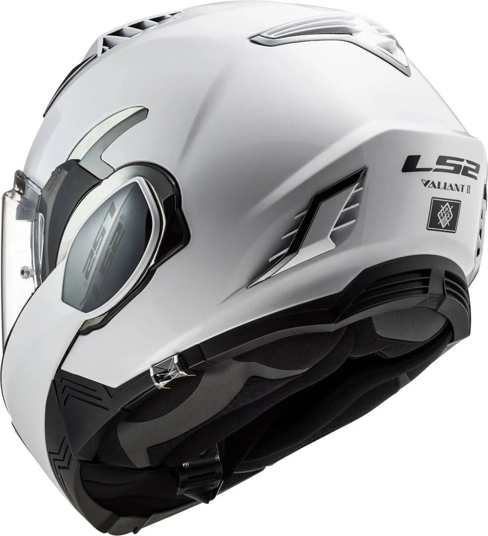 White Solid Motorcycle Helmet T4568