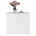Black 4 Drawer Wood Dresser Z24972