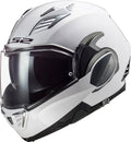 White Solid Motorcycle Helmet T4568