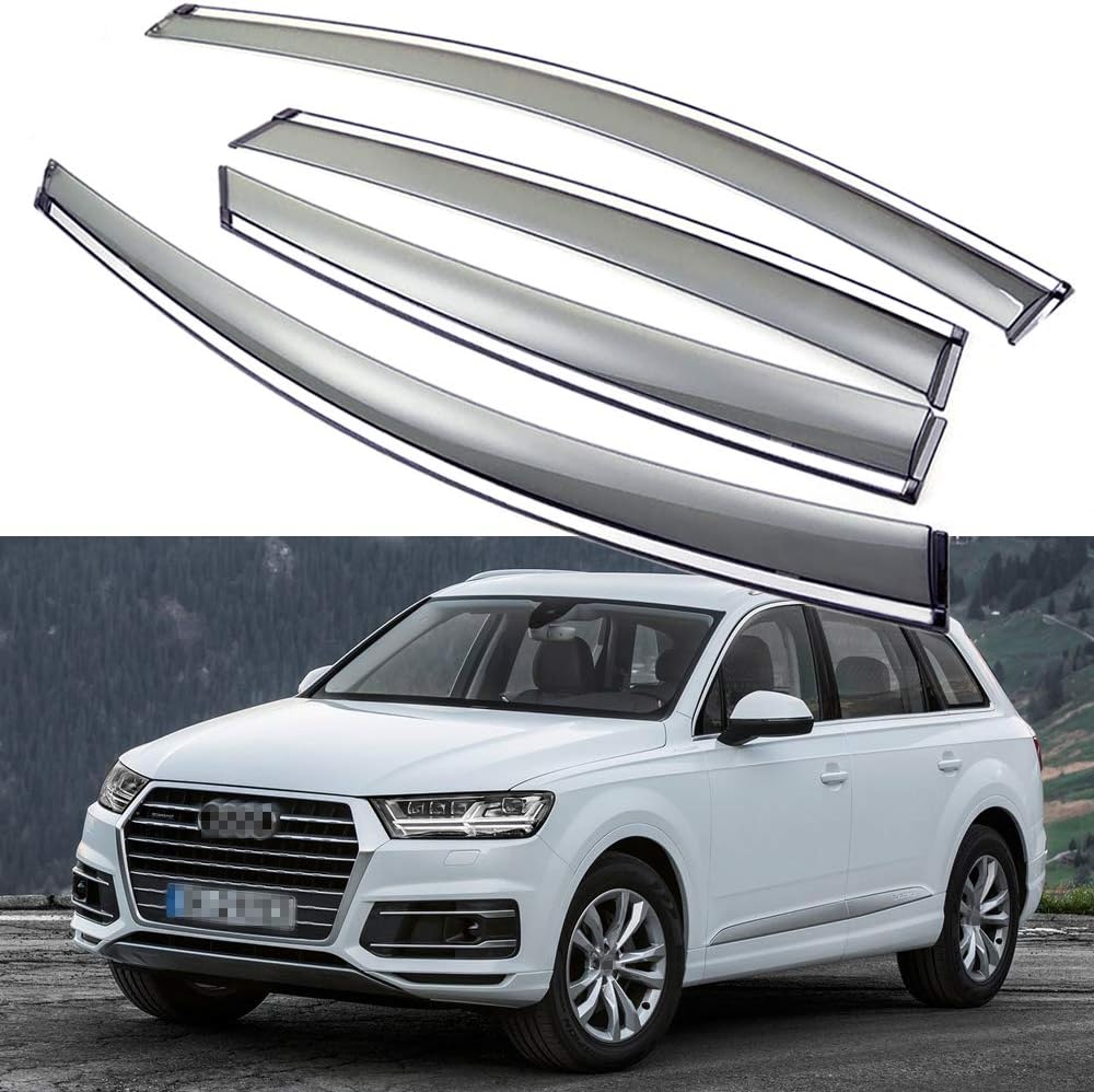 Car Window Visor Vent Shade Deflector Sun Rain Guards J308