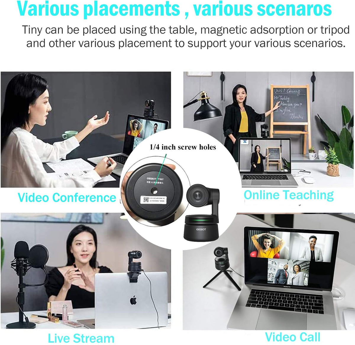 Full HD 1080p PTZ Webcam A42758