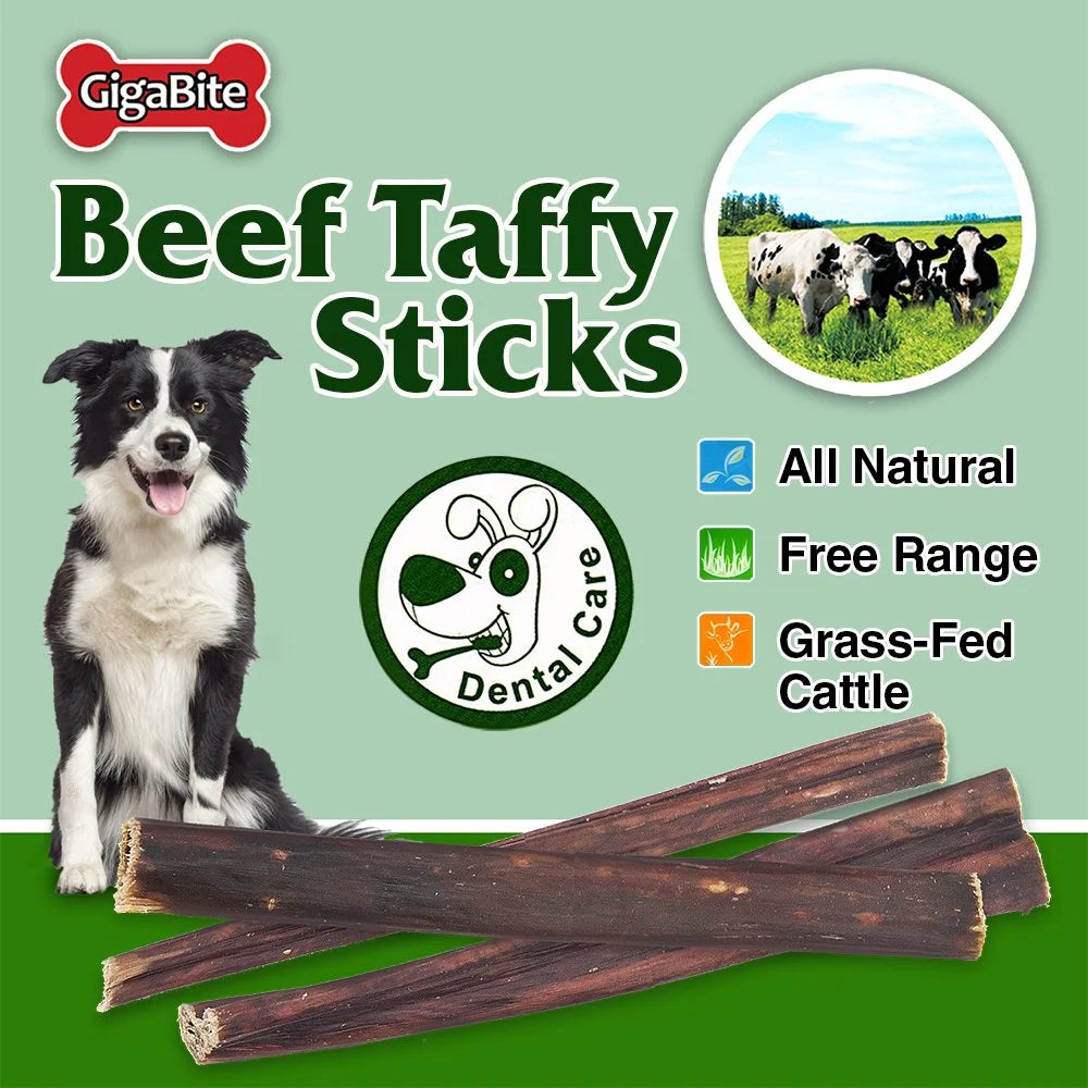 6 Inch Beef Gullet Jerky Sticks Dog Treat 40 Pack T603