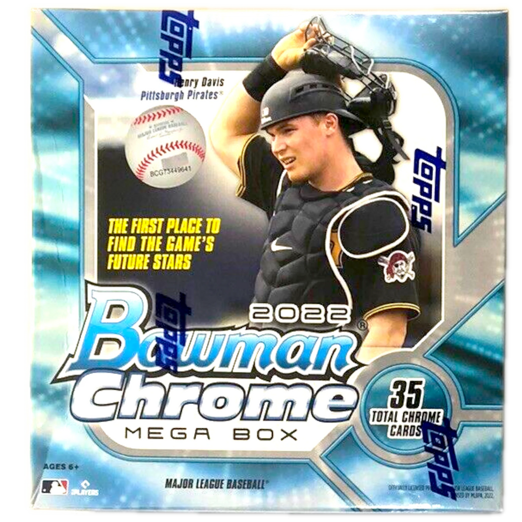 Bowman Chrome Baseball Mega Box Trading Cards N5283