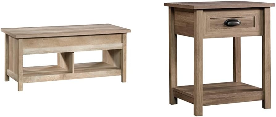 Lift-top Table, Coffee Oak finish C822632