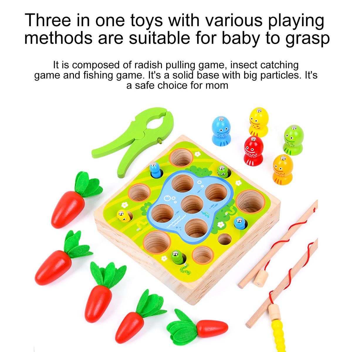 Wooden Building Blocks Educational Toy P53750