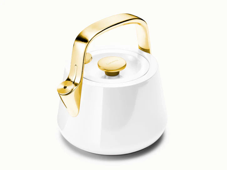 White Whistling Tea Kettle J638