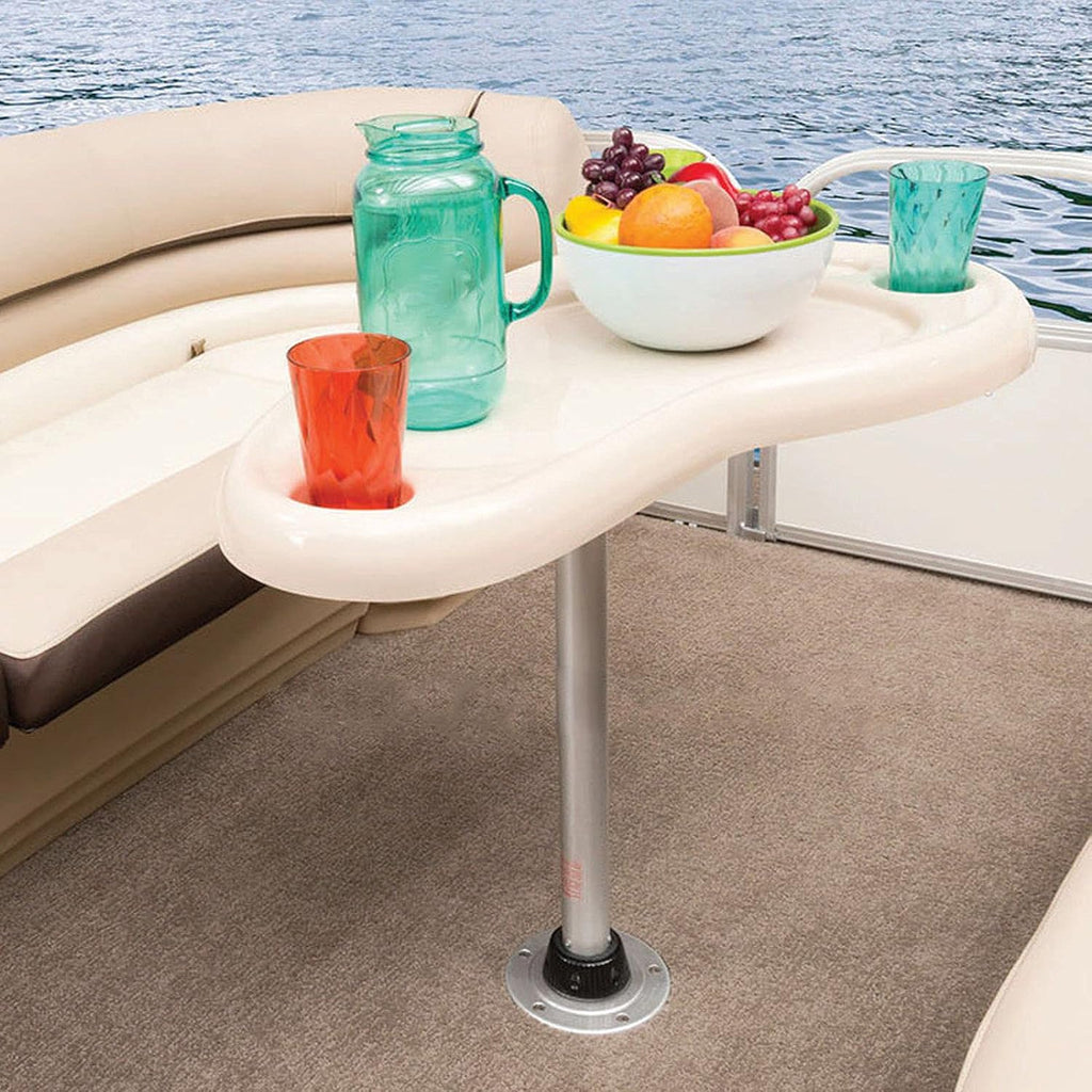 Height Adjustable Swivel Table Leg with Stable Base Ring P36878