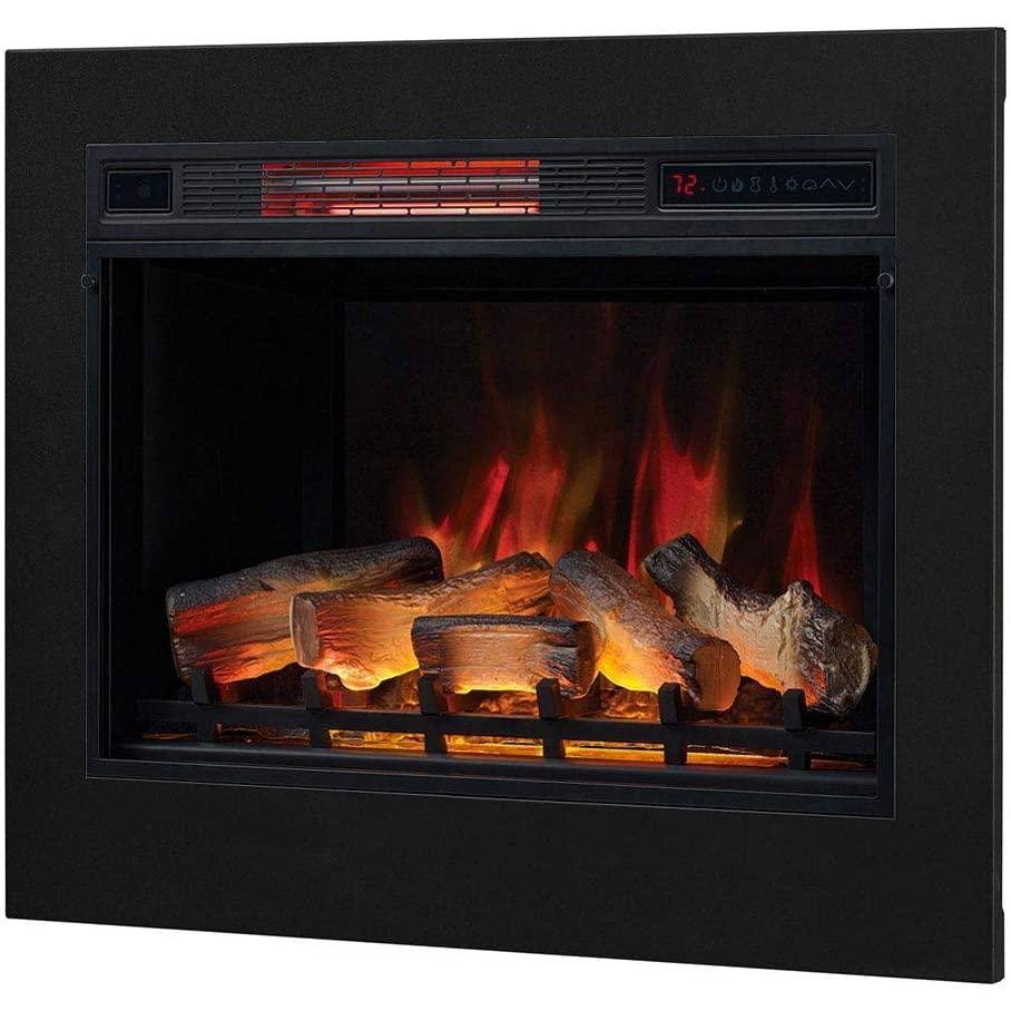 23-in 3D Infrared Fireplace Insert & Flush Mount Kit B3182
