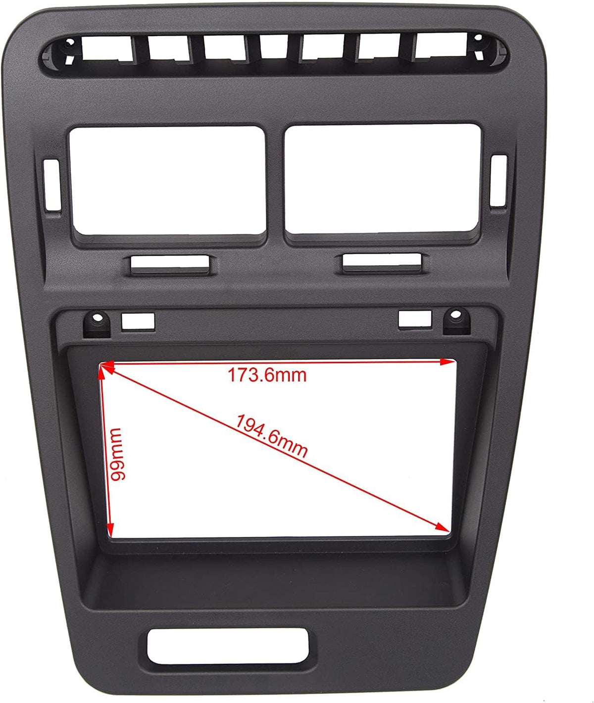 Double Radio Bezel with Stock Finish J6590
