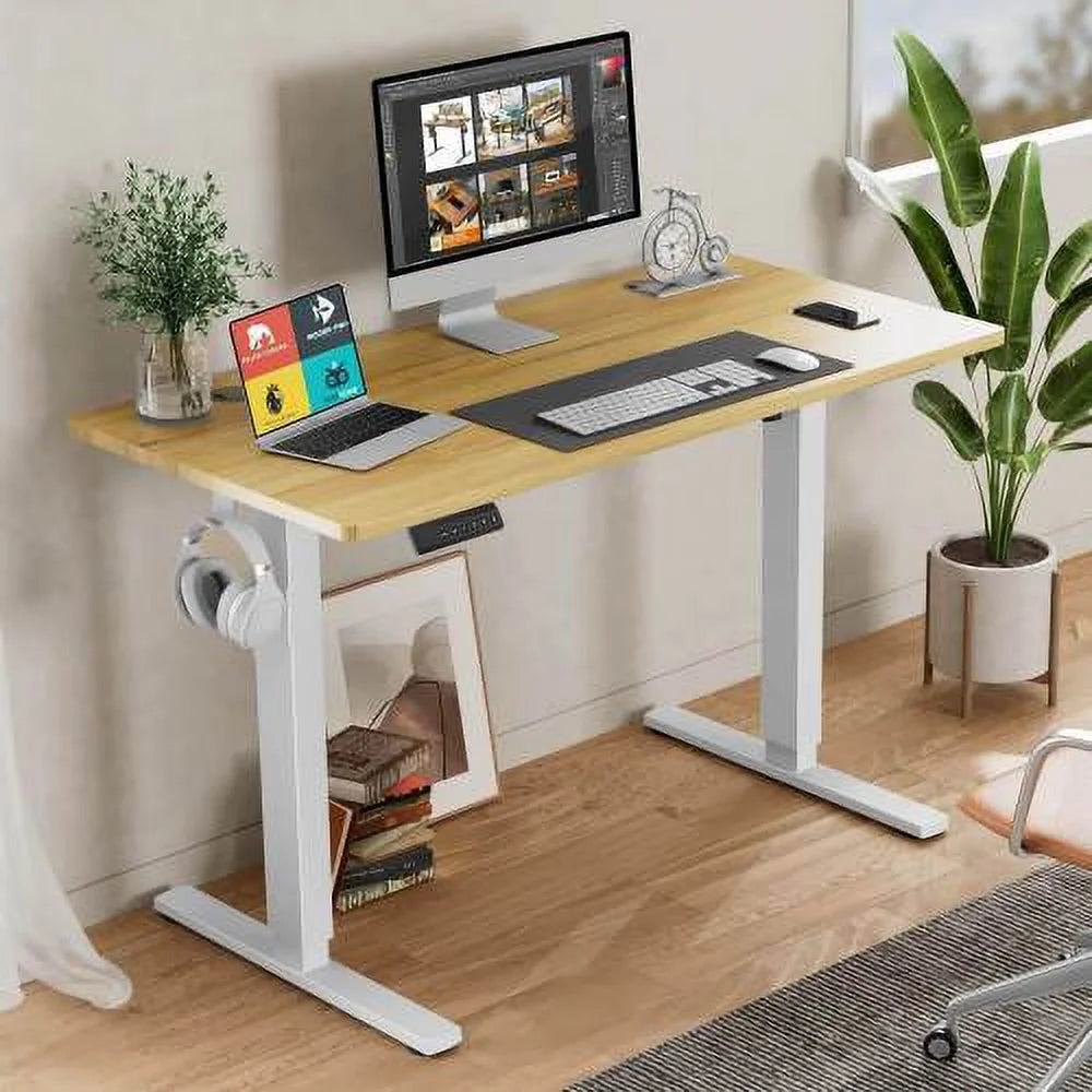 Electric Height Adjustable Standing Desk, 55'' x 24" B79286