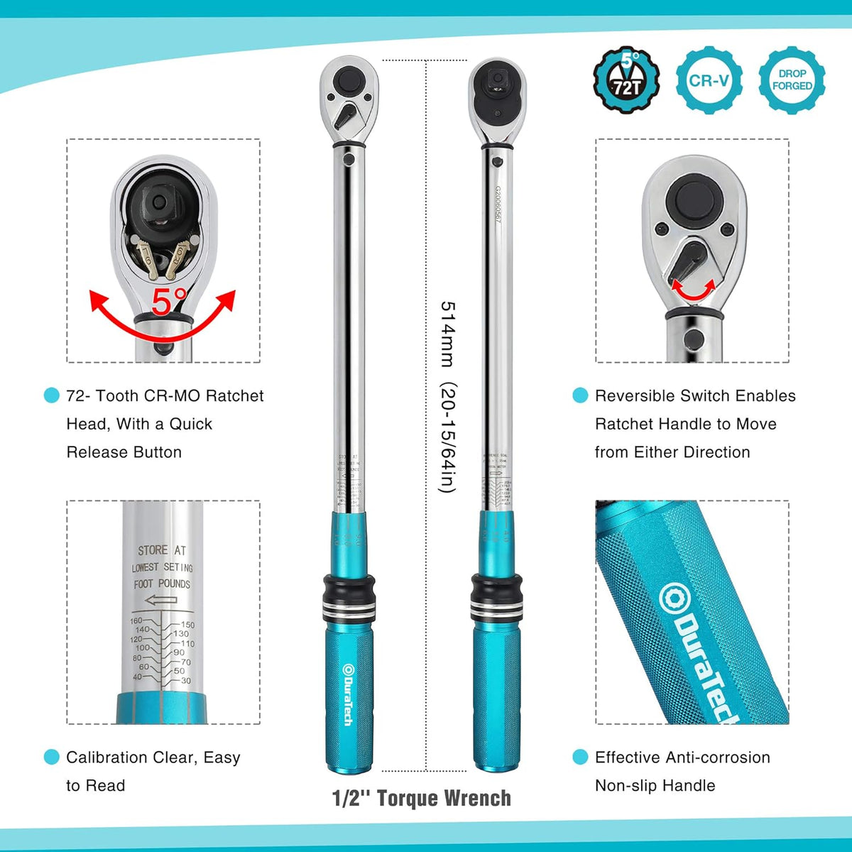 3/8-inch Drive Click Torque Wrench B666466