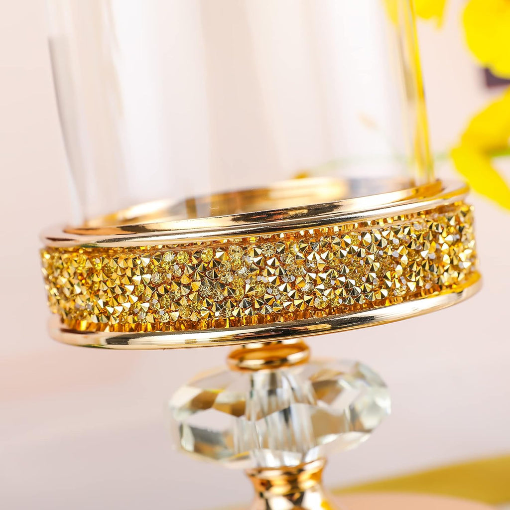 Crystal Pillar Candle Holder Z907639