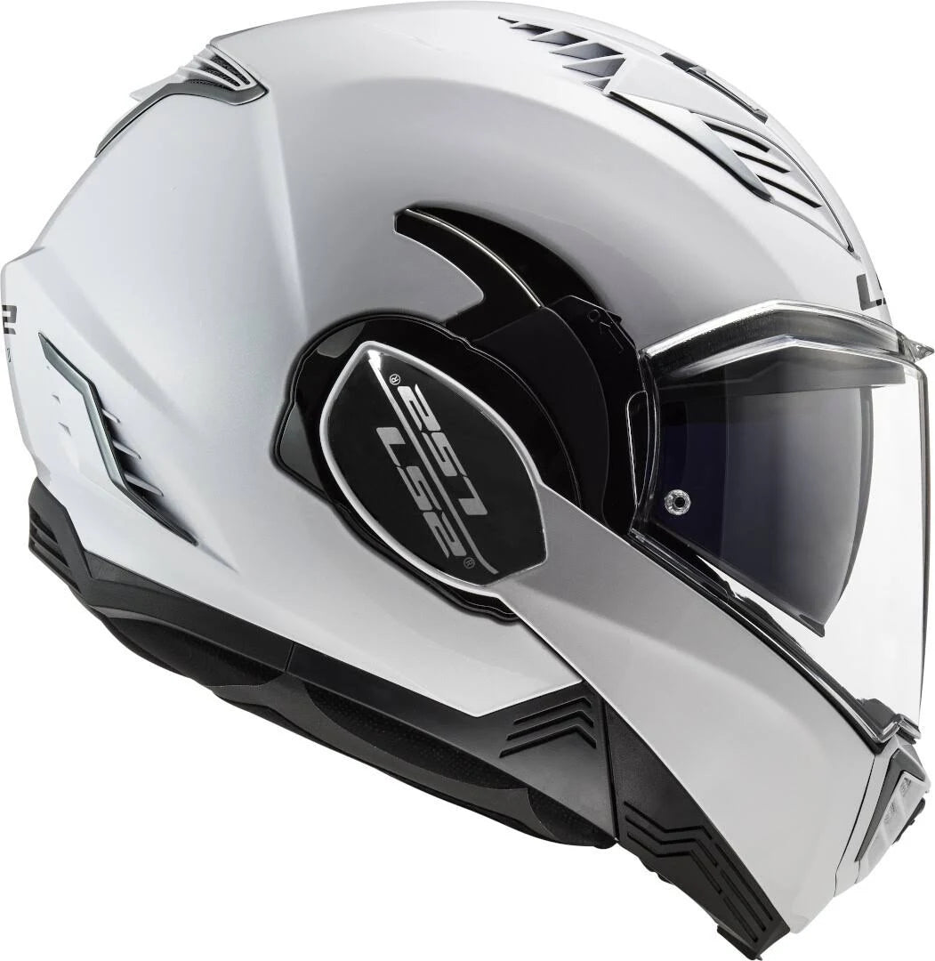 White Solid Motorcycle Helmet T4568