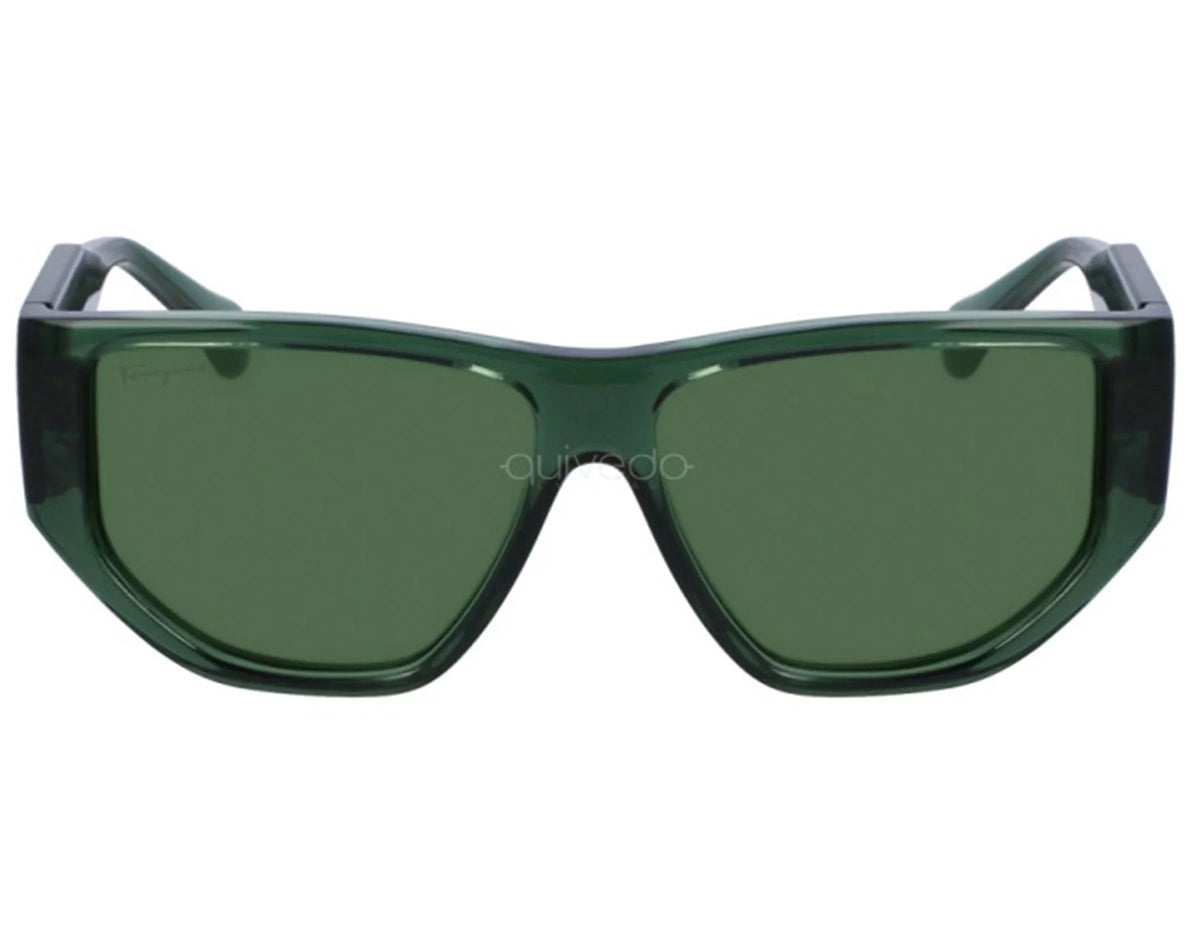 Transparent Green Sunglasses Y426433