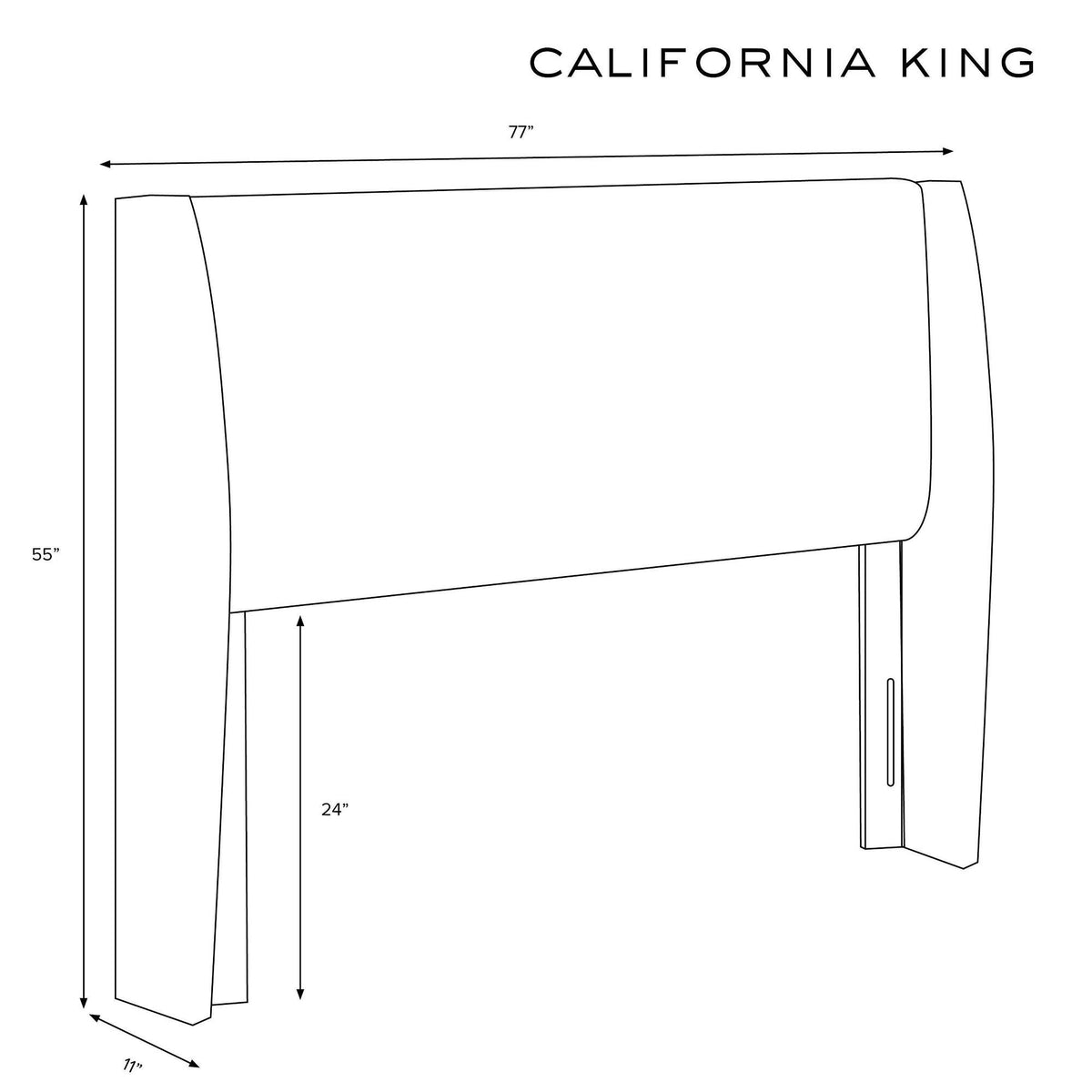 Lavender Linen Wingback Headboard N318141